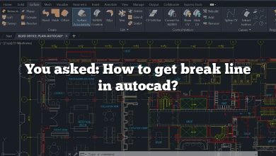 You asked: How to get break line in autocad?