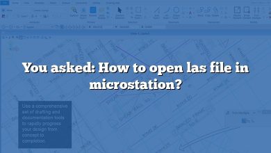 You asked: How to open las file in microstation?