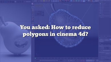 You asked: How to reduce polygons in cinema 4d?