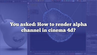 You asked: How to render alpha channel in cinema 4d?