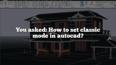 You asked: How to set classic mode in autocad?