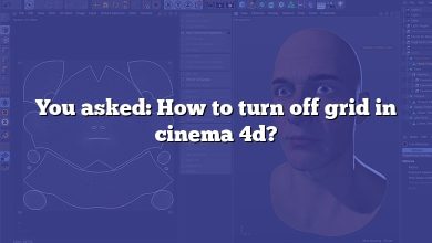 You asked: How to turn off grid in cinema 4d?