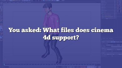 You asked: What files does cinema 4d support?