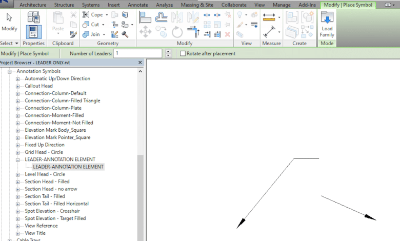 How to Add Arrows in Autodesk Revit