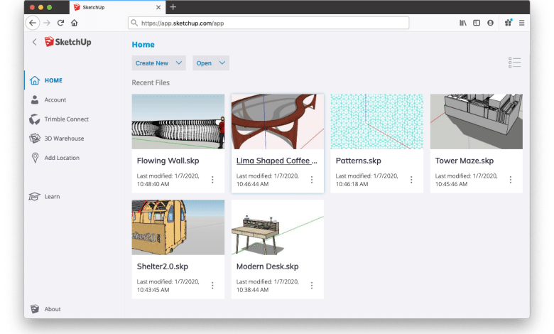How to Open SKP Files in SketchUp Online