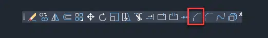 CHAMFER Command toolbar