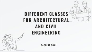Different Classes for Architectural and Civil Engineering