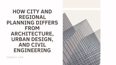 How City and Regional Planning Differs from Architecture, Urban Design, and Civil Engineering