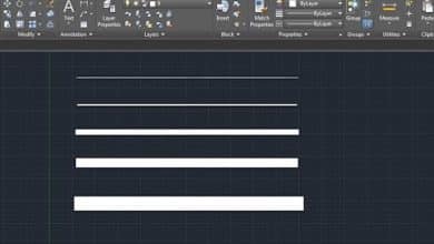 How to Display Line Thickness in AutoCAD