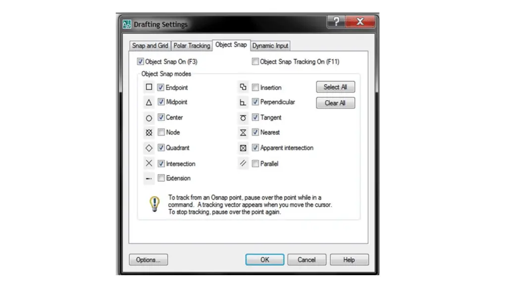 How To Show Center Point Of Line In Autocad