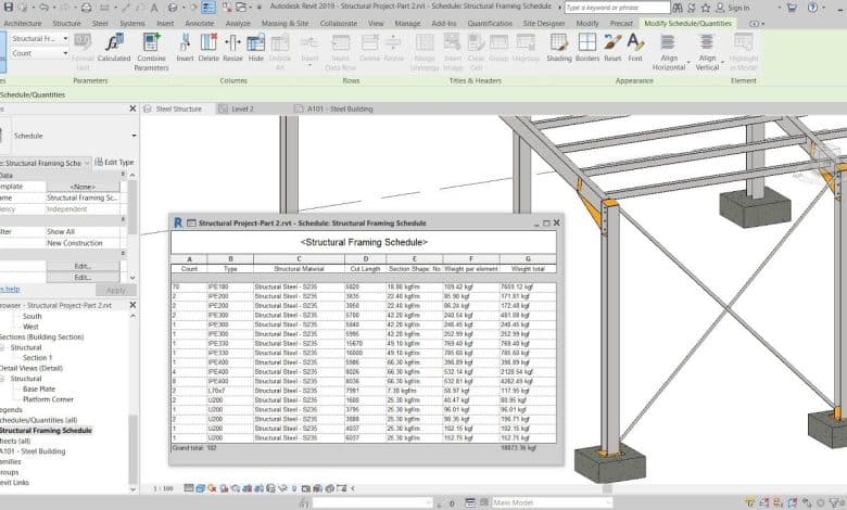 How to insert a row in a schedule in Revit: Step by step