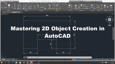 Mastering 2D Object Creation in AutoCAD
