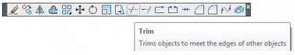 Trim toolbar