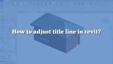 how-to-adjust-title-line-in-revit