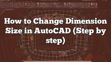 How to Change Dimension Size in AutoCAD (Step by step)