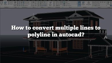 How to convert multiple lines to polyline in autocad?