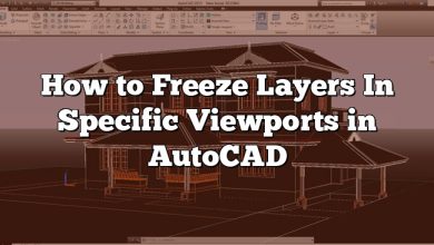 How to Freeze Layers In Specific Viewports in AutoCAD