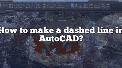 How to make a dashed line in AutoCAD?
