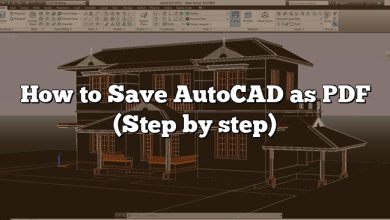 How to Save AutoCAD as PDF (Step by step)