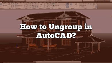 How to Ungroup in AutoCAD?