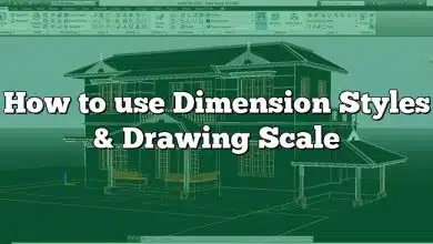 How to use Dimension Styles & Drawing Scale