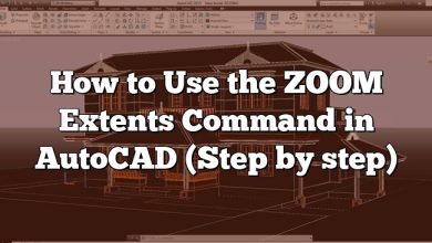 How to Use the ZOOM Extents Command in AutoCAD (Step by step)