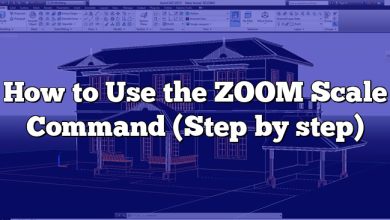 How to Use the ZOOM Scale Command (Step by step)