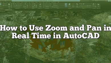 How to Use Zoom and Pan in Real Time in AutoCAD