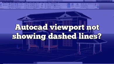 Autocad viewport not showing dashed lines?