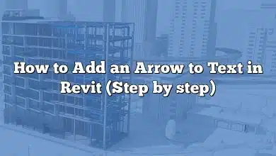 How to Add an Arrow to Text in Revit (Step by step)