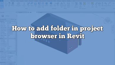 How to add folder in project browser in Revit