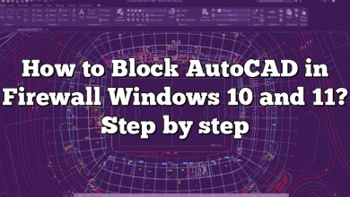 How to Block AutoCAD in Firewall Windows 10 and 11? Step by step