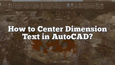 How to Center Dimension Text in AutoCAD?