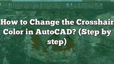 How to Change the Crosshair Color in AutoCAD? (Step by step)