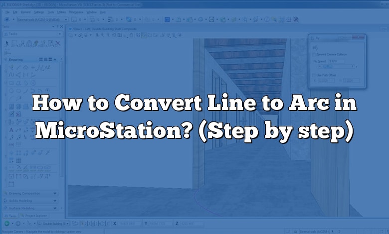 How to Convert Line to Arc in MicroStation? (Step by step)