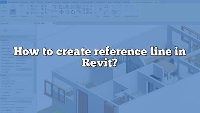 How to create reference line in Revit?