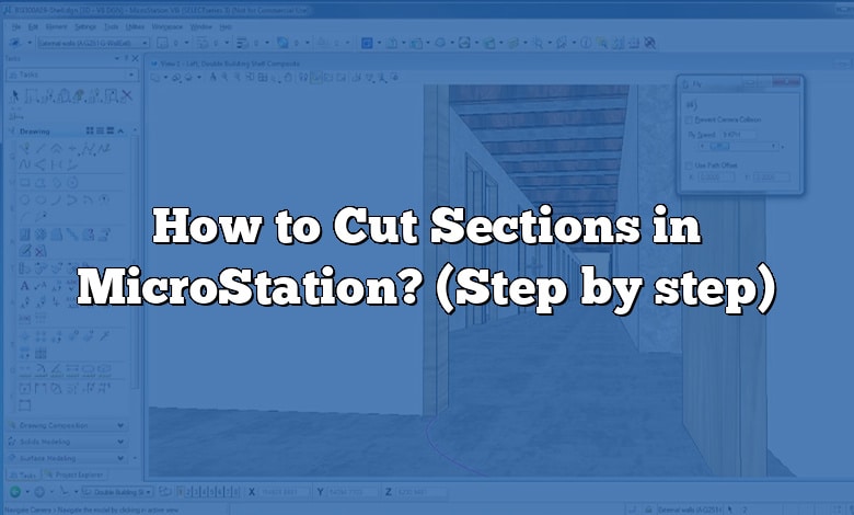 How to Cut Sections in MicroStation? (Step by step)