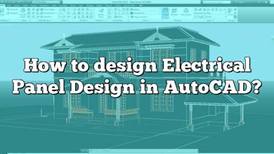 How to design Electrical Panel Design in AutoCAD?
