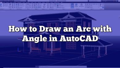 How to Draw an Arc with Angle in AutoCAD