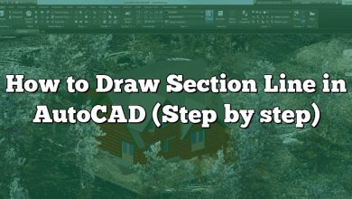 How to Draw Section Line in AutoCAD (Step by step)