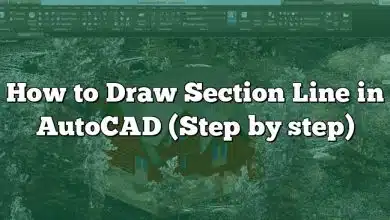 How to Draw Section Line in AutoCAD (Step by step)