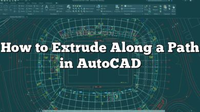 How to Extrude Along a Path in AutoCAD