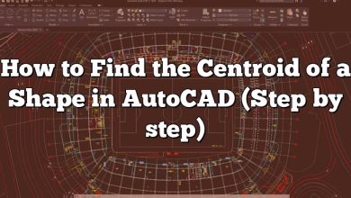 How to Find the Centroid of a Shape in AutoCAD (Step by step)