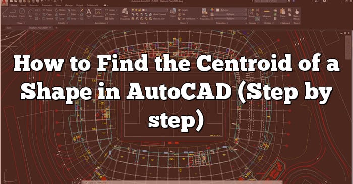 How To Find The Center Of A Shape In Autocad