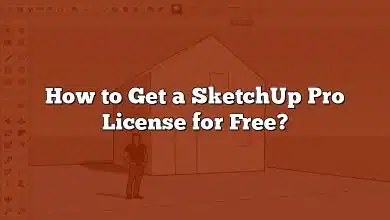 How to Get a SketchUp Pro License for Free?