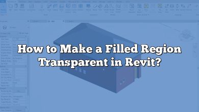 How to Make a Filled Region Transparent in Revit?