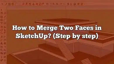 How to Merge Two Faces in SketchUp? (Step by step)