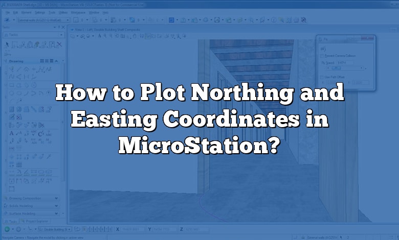 How to Plot Northing and Easting Coordinates in MicroStation?