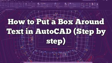 How to Put a Box Around Text in AutoCAD (Step by step)