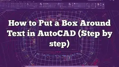 How to Put a Box Around Text in AutoCAD (Step by step)